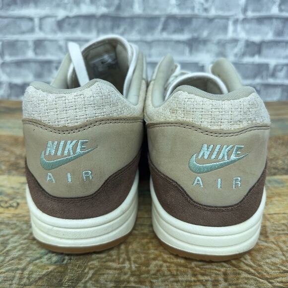 Nike Air Max 1 Crepe Hemp Medium Brown Mint Foam Mushroom FD5088-200 Size 15 - Picture 7 of 11